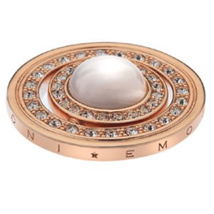 Přívěsek Hot Diamonds Emozioni Mare e Nubi Rose Gold Coin EC239