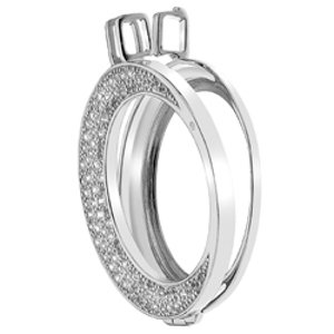 Stříbrný přívěsek Hot Diamonds Emozioni Luna Coin Keeper DP613