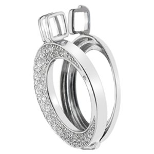 Stříbrný přívěsek Hot Diamonds Emozioni Luna 25 Coin Keeper DP615