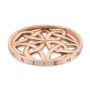 Přívěsek Hot Diamonds Emozioni Celtic Cross Rose Gold Coin EC297