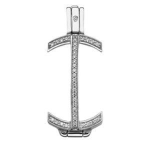 Stříbrný přívěsek Hot Diamonds Emozioni Carezza Coin Keeper EK047-48 EK048 Průměr 33 mm