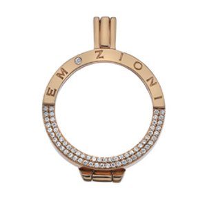 Stříbrný přívěsek Hot Diamonds Emozioni Reflessi Coin Keeper RG EK045-46 EK046 Průměr 33 mm