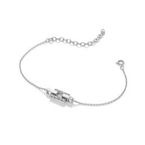 Stříbrný náramek Hot Diamonds Echo DL648