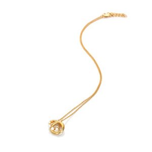 Stříbrný pozlacený náhrdelník Hot Diamonds x Jac Jossa Soul DN166
