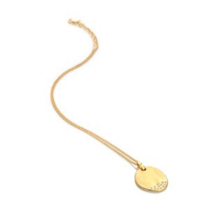 Stříbrný pozlacený náhrdelník Hot Diamonds x Jac Jossa Soul DP1021