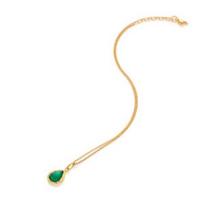 Stříbrný pozlacený náhrdelník Hot Diamonds X Gemstones DP1026