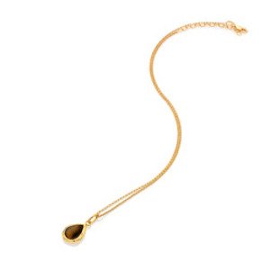 Stříbrný pozlacený náhrdelník Hot Diamonds X Gemstones DP1028