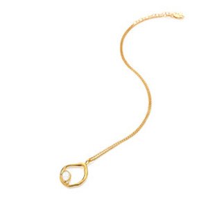 Stříbrný pozlacený náhrdelník Hot Diamonds X Gemstones DP1023