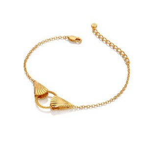 Hot Diamonds Pozlacený stříbrný náramek HD X Golden Edit Hope DL705