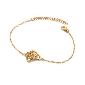 Hot Diamonds Pozlacený stříbrný náramek HD X Golden Edit Hope DL708