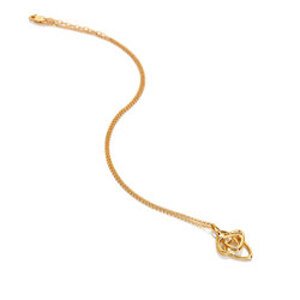 Hot Diamonds Pozlacený stříbrný náhrdelník HD X Golden Edit Hope DP1085
