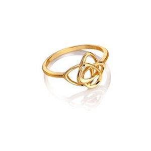 Hot Diamonds Pozlacený prsten HD X Golden Edit Hope DR299 Obvod 52 mm